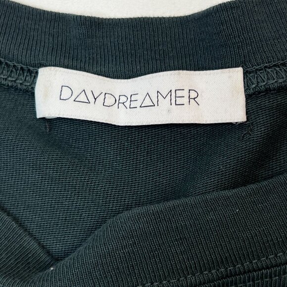 Daydreamer Def Leppard Cropped Top Long Sleeve Tee Black Leopard Large - Picture 5 of 10